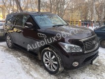 Infinity Qx80 темно-бордовый - Аренда автомобилей с водителем в Екатеринбурге | АвтоЛюкс