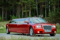 Chrysler 300C красный 10 мест в роддом - Аренда автомобилей с водителем в Екатеринбурге | АвтоЛюкс