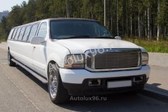 <b>Ford Excursion белый 26 мест</b> - Аренда автомобилей с водителем в Екатеринбурге | АвтоЛюкс