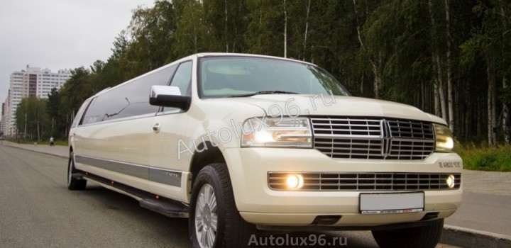 <b>Lincoln Navigator белый 20 мест</b> - Аренда автомобилей с водителем в Екатеринбурге | АвтоЛюкс